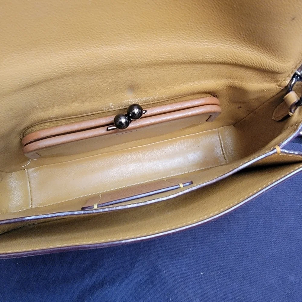 COACH 1941 CHALK WHITE GLOVETANNED LEATHER CROSSBODY BAG PURSE